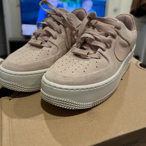 Nike suede Air Force ones